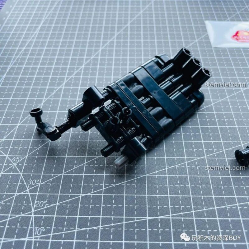 Các túi linh kiện của bộ lắp ráp Xe Điện Chia Sẻ Zhegao QL1267, đồ chơi xây dựng 292 mảnh, chất lượng cao cho bé trai.