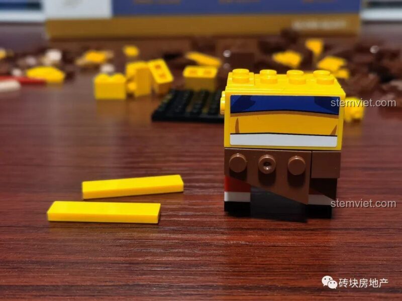 Mô hình Tôn Ngộ Không QL2307 đã lắp ráp hoàn chỉnh, bộ lắp ghép Tôn Ngộ Không chibi đáng yêu, đồ chơi lắp ráp QL2307
