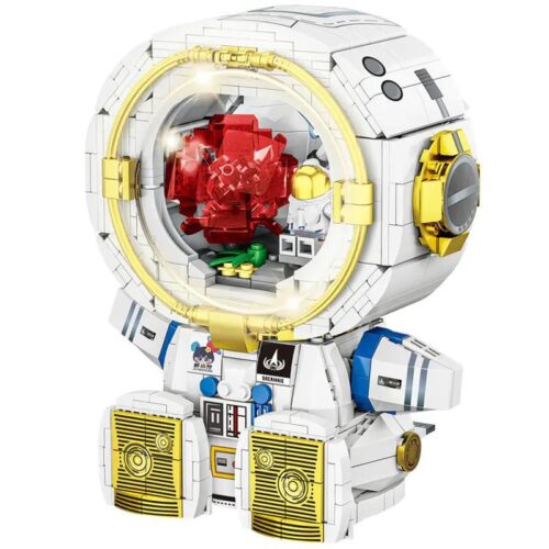 bộ lắp ghép Mô hình Phi hành gia Dreamnie Zhengbo 8060 Loa Bluetooth Đa Năng có đèn LED, phù hợp cho bé trai, bé gái 6 tuổi, giá tốt.