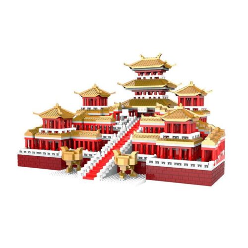 Bộ lắp ghép ZhiPin 8803 Cung A Phòng Kiến trúc cổ phong, đồ chơi mô hình kiến trúc tinh xảo, phù hợp thanh niên 14+ tuổi, giá tốt.