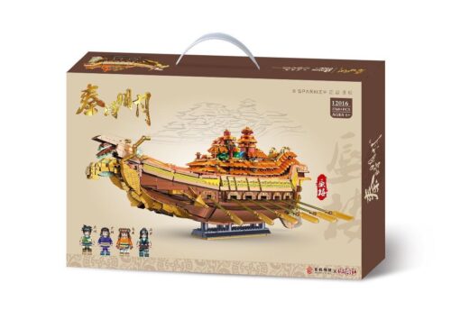 Bộ lắp ghép Thần Lâu Tần Thời Minh Nguyệt Zhongxin She 12016 hộp sản phẩm 3760 mảnh ghép cho bé trai 6 tuổi giá tốt
