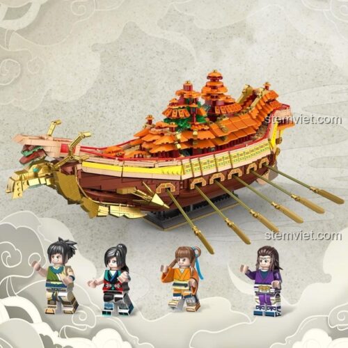 Đồ chơi mô hình Thần Lâu Tần Thời Minh Nguyệt 12016 với 4 minifigures nhân vật chất lượng cao cho bé trai 6 tuổi