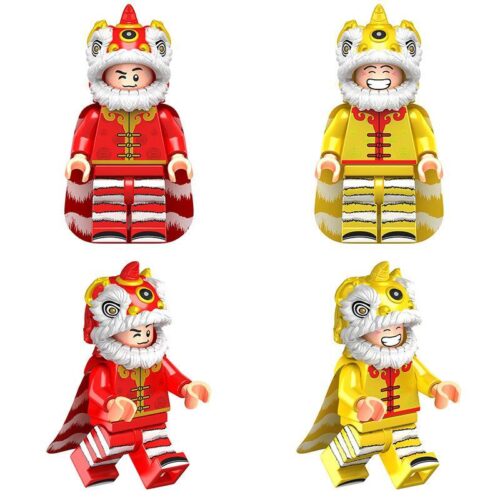 Tổng hợp các mẫu đồ chơi mô hình Minifigure Múa Lân ZhuMo Blocks J1004 cho bé trai 6 tuổi, giá rẻ.