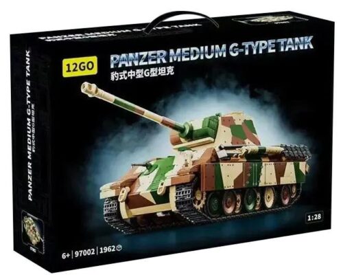 Bộ lắp ghép xe tăng Panzer G tỉ lệ 1:28, 1962 mảnh, cho bé 6 tuổi