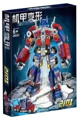 Bộ lắp ghép Robot Biến Hình Optimus Prime 2101 68021 giá tốt cho bé trai 6 tuổi, mô hình robot biến hình linh hoạt