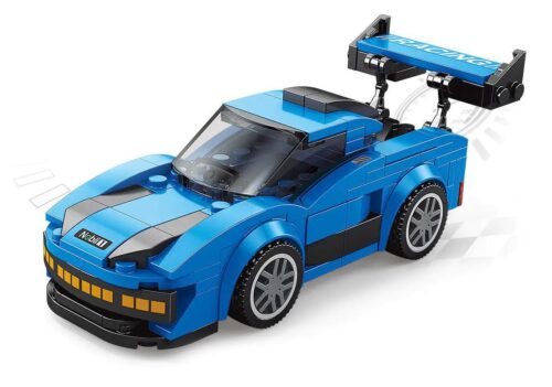 Mô hình McLaren P1 0013, đồ chơi mô hình 10013 màu xanh dương đen, cho bé trai 6 tuổi, giá rẻ
