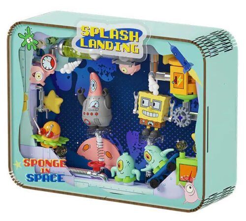 bộ lắp ghép Khung ảnh Spongebob AREA-X AB0030 có đèn LED, phù hợp bé 6 tuổi, giá tốt