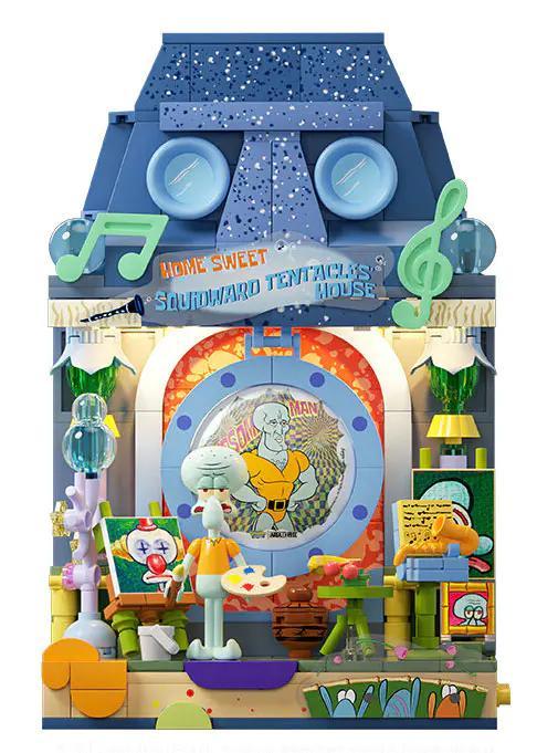 Mô hình bộ lắp ghép Ngôi nhà của Squidward AREA-X AB0055
