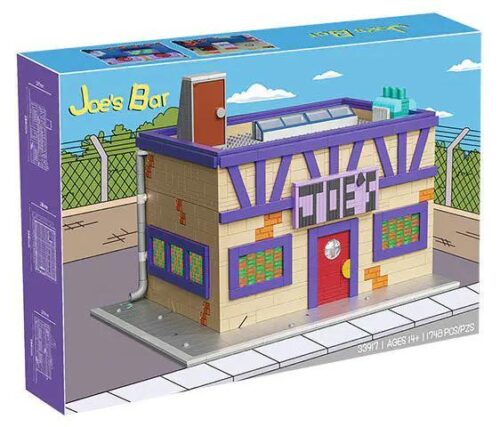 Hộp sản phẩm bộ lắp ghép Quán Bar của Joe Baka 33917, mô hình The Simpsons dành cho con trai 14 tuổi trở lên, giá rẻ.