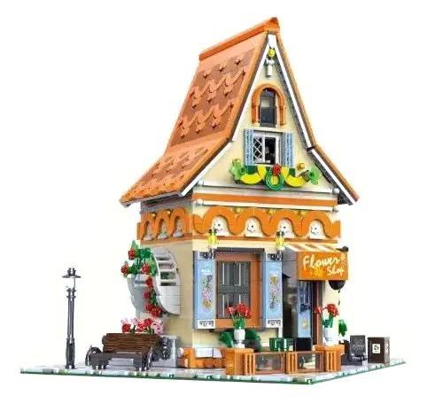 Bộ lắp ghép Cửa hàng hoa Baka JJ33206, mô hình Cửa hàng hoa Phép Thuật tinh xảo, đồ chơi xây dựng cho bé gái 6 tuổi, giá tốt.