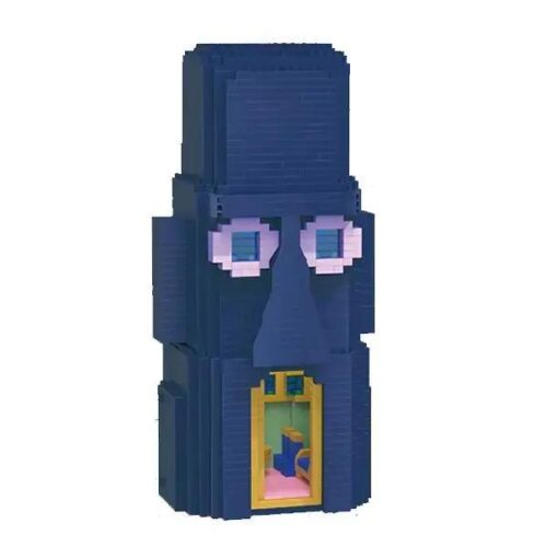 BALODY 16332 Bộ lắp ghép Nhà Thờ Biển Sọ Mô phỏng chi tiết ngôi nhà của nhân vật Squidward 2413 Mảnh dành cho bé 14 tuổi