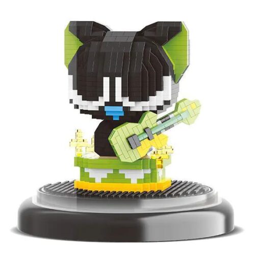 Bộ lắp ghép Luo Xiao Hei Cầm Guitar BALODY 18317, đồ chơi mô hình BALODY chi tiết tinh xảo cho bé 8 tuổi, giá tốt.