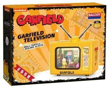 bộ lắp ghép Tivi Garfield BALODY 20145, mô hình Tivi cổ điển, cho bé trai bé gái 6 tuổi, giá tốt