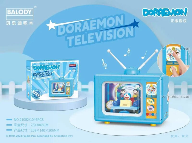 Mô hình TV Doraemon BALODY 21082