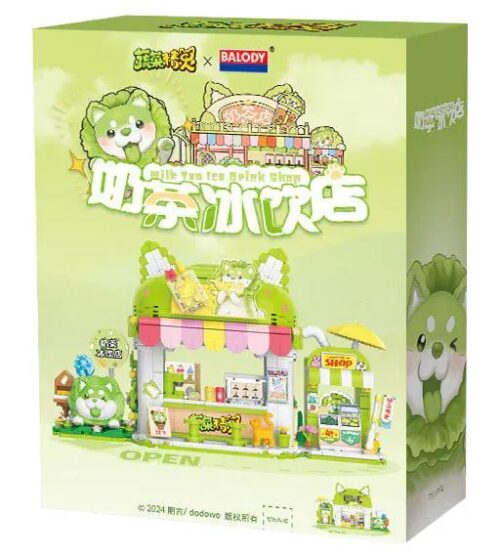 Hộp bộ lắp ghép Cửa hàng Trà sữa Bắp Cải Chó BALODY 21182