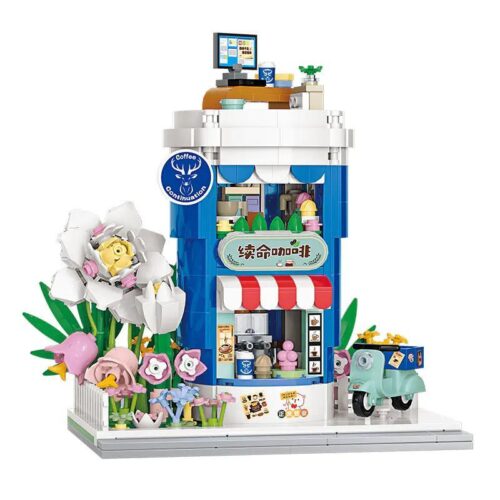 Bộ lắp ghép BALODY 21246 Quán Cà Phê Tiếp Sức, đồ chơi mô hình quán cà phê cho bé gái 6 tuổi, giá tốt.