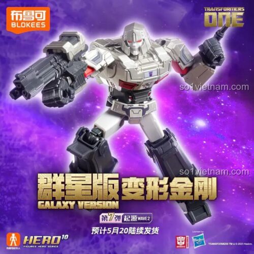 Figure Transformers Origin Megatron BLOKEES 71107, đồ chơi mô hình Robot Biến Hình Transformers chất lượng cao.