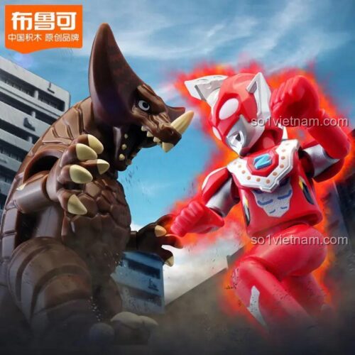 Bộ lắp ráp chiến đấu Zeta Ultraman Beta Impact vs Gomora 布鲁可BLOKEES 71245