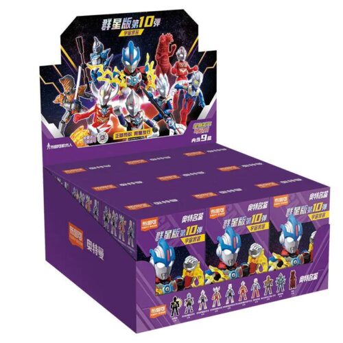 Bộ đồ chơi BLOKEES 73110 Ultraman Star Collection, hộp 9 nhân vật có nhân vật ẩn, đồ chơi mô hình Siêu nhân Ultraman giá tốt cho bé trai 6 tuổi