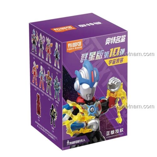 Bộ lắp ghép BLOKEES Ultraman Star Collection 73110, mô hình nhân vật Ultraman trong hộp đơn, đồ chơi lắp ghép Siêu nhân Ultraman chất lượng cao