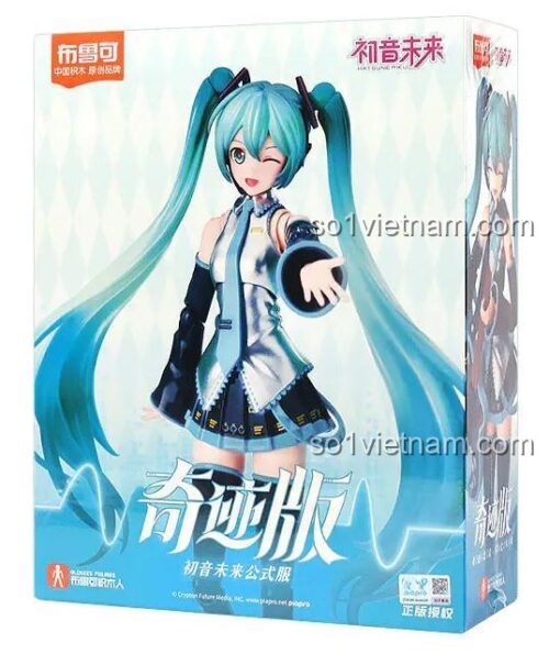 mô hình Figure Hatsune Miku BLOKEES 73502 hộp sản phẩm, thiết kế đẹp mắt, phù hợp bé gái 10 tuổi, giá bình dân.