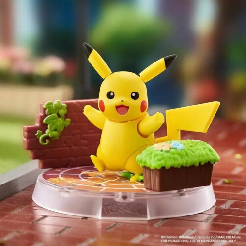 Mô hình Pikachu chi tiết cao, lắp ráp từ bộ đồ chơi 布鲁可BLOKEES 74001, phù hợp cho bé 6 tuổi