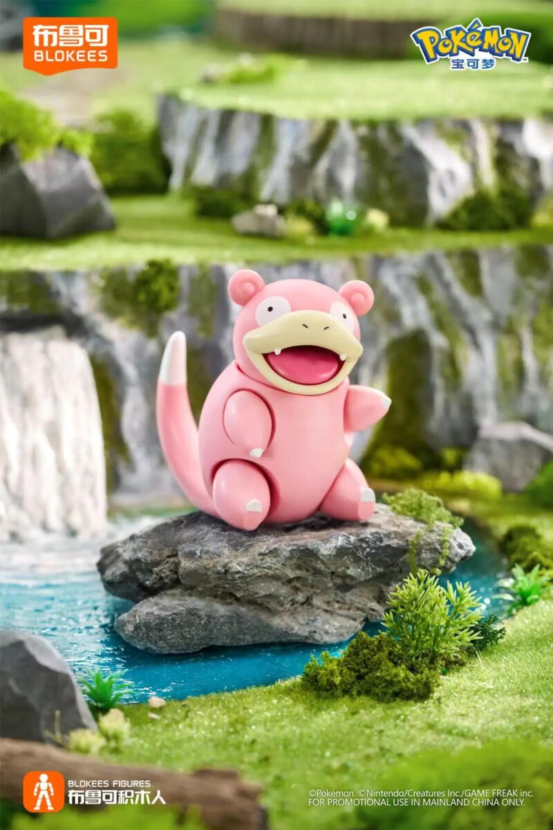 Mô hình figure Slowpoke BLOKEES 74010 đáng yêu cho bé trai 6 tuổi, đồ chơi mô hình Pokémon Slowpoke giá tốt.