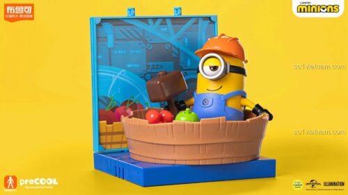 Bộ lắp ghép Minion Stuart 74837 chế biến trái cây tại xưởng cho bé trai 4 tuổi