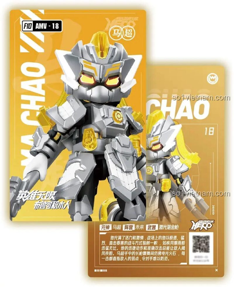 Mô hình Mã Siêu AMV-18, đồ chơi lắp ráp Anh Hùng Vô Hạn, bộ xếp hình 85025 cho bé trai 10 tuổi, trang bị vũ khí laser, có đèn LED, giá tốt