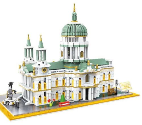 Mô hình Nhà thờ St. Paul 2043 mảnh ghép, kiến trúc vĩ đại, đồ chơi lắp ghép cho bé 6 tuổi