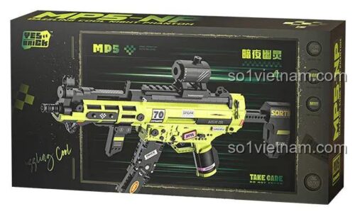 Hộp đồ chơi súng MP5-暗夜幽灵 Brick Ves 2170 1698 mảnh cho bé trai