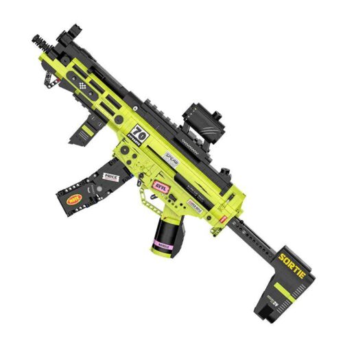 Mô hình súng MP5-暗夜幽灵 Brick Ves 2170 bắn đạn nhựa xốp cho bé trai 6 tuổi