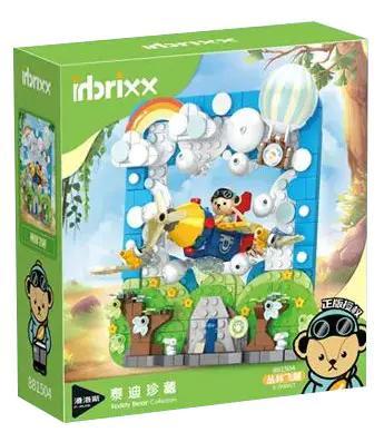 Bộ lắp ghép Gấu Teddy: Chuyến Bay Rừng Xanh 881504, mô hình 3D phiêu lưu trên không, màu xanh dương, vàng, trắng, xanh lá, phù hợp cho bé gái, rèn luyện sáng tạo, tưởng tượng, phối hợp tay mắt, kiên nhẫn, tập trung chi tiết, nhận biết màu sắc, phân biệt hình dáng