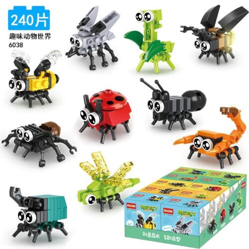 Bộ đồ chơi Thế giới côn trùng CACO 6038, đồ chơi lắp ghép Côn trùng vui nhộn, mô hình côn trùng cho bé trai bé gái 6 tuổi, giá tốt.