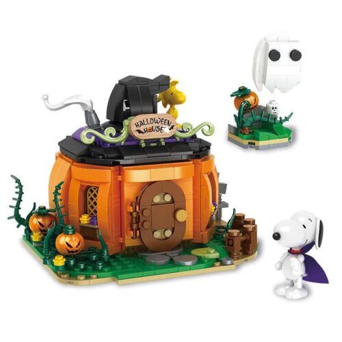 Mô hình ngôi nhà Halloween Snoopy CACO S011