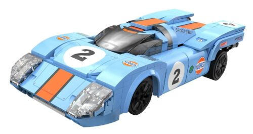 Bộ lắp ghép Porsche 917K Bão Xanh Cam CaDA C51076, đồ chơi mô hình xe đua cho bé trai 6 tuổi, giá tốt.