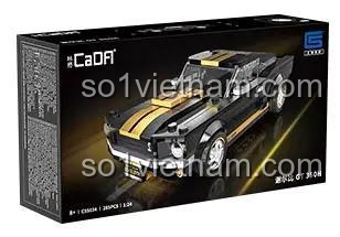 Hộp đồ chơi CaDA C55034 Shelby GT350H 1:24, bộ lắp ghép xe cơ bắp chất lượng cao, giá rẻ cho bé trai 8 tuổi.