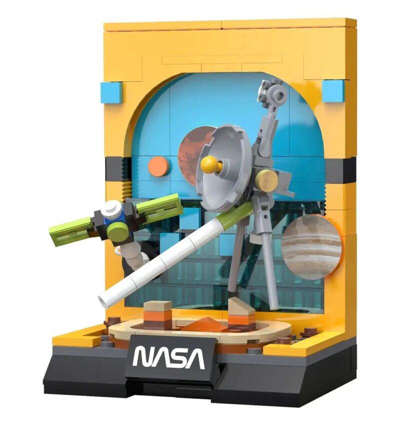 Mô hình tàu thăm dò Voyager NASA C56046, bộ lắp ghép tàu vũ trụ NASA, đồ chơi STEM khám phá vũ trụ cho bé 8 tuổi