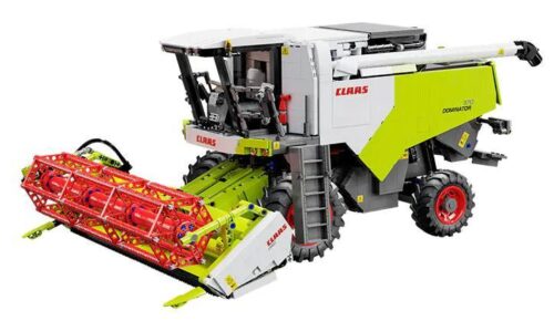 Ảnh chính diện bộ lắp ghép Máy gặt đập liên hợp CLAAS Dominator 370 mã C61508 của CaDA. Món đồ chơi mô hình kỹ thuật phức tạp cho con trai 14 tuổi, giá tốt.