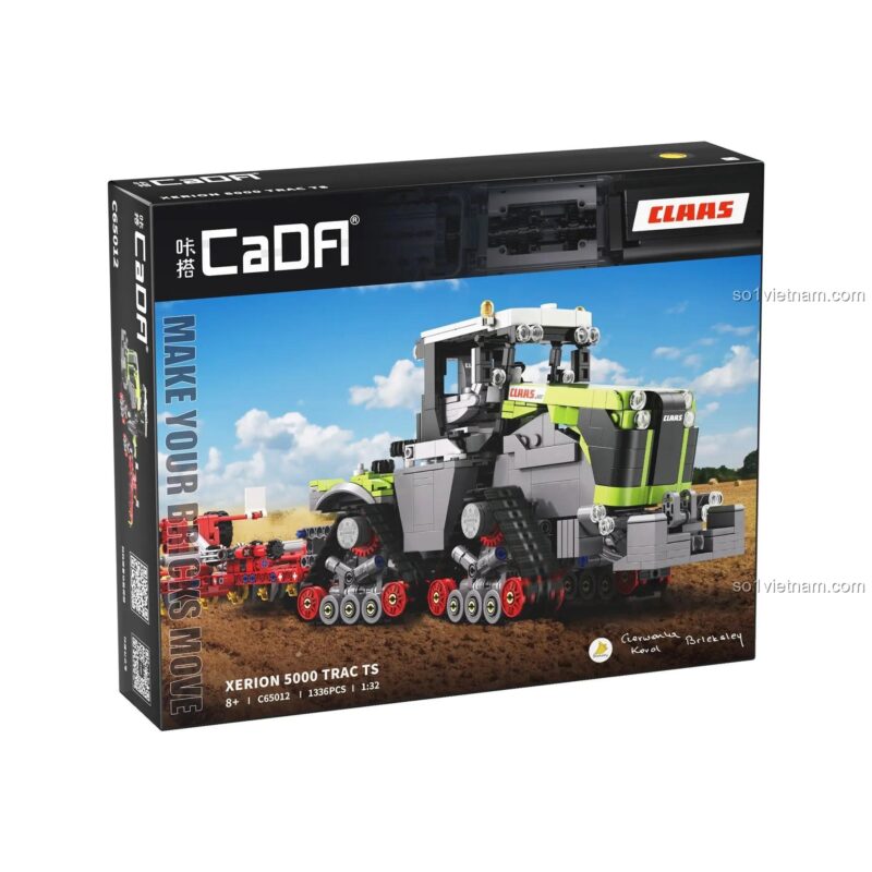 Hộp bộ lắp ghép CaDA C65012 Xe Nông Nghiệp Bánh Xích, đồ chơi lắp ráp cho bé trai, giá hời, chất lượng đảm bảo.
