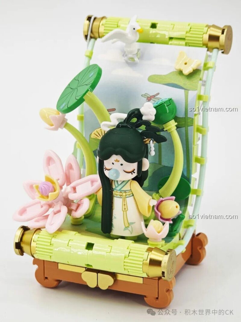 Các chi tiết bên trong của bộ lắp ghép TOP TOY TC2054 Nanci Hạ Nhiễm.