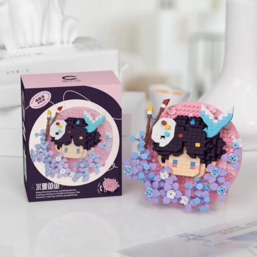 bộ lắp ghép Mô hình Cá Nàng Tiên Nước Chaolechuang 7335, hộp sản phẩm màu hồng, cho con gái 8 tuổi, giá tốt