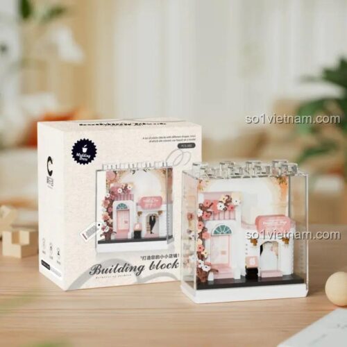đồ chơi mô hình Tiệm Áo Cưới 7368, món quà lãng mạn cho con gái, chất lượng cao.