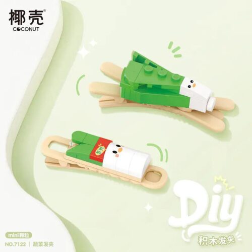 Kẹp Tóc Rau Củ Coconut 7122 bộ đồ chơi lắp ráp mini block cho bé gái 6 tuổi