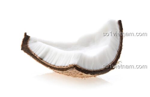 Kẹp tóc Nút bấm Coconut 7136 hình quả dừa, phụ kiện tóc dễ thương cho bé gái