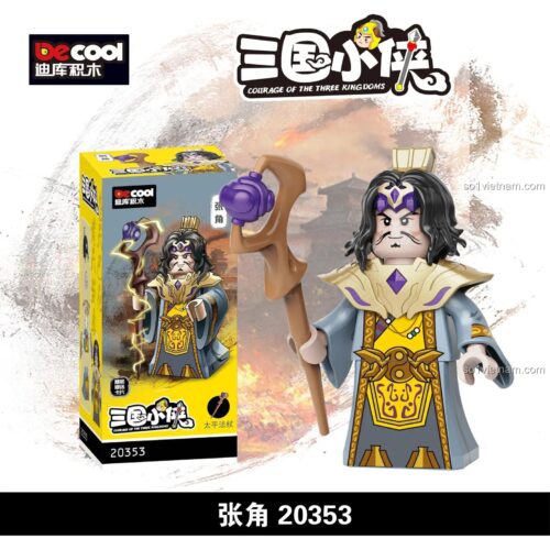 Đồ chơi mô hình Zhang Jiao 20353 BrickCool, minifigure Tam Quốc chi tiết cao, đồ chơi xếp hình cho bé trai 6 tuổi giá rẻ