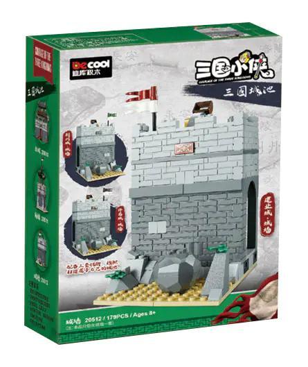 Hộp bộ đồ chơi lắp ráp Tam Quốc Thành Trì Decool 20512