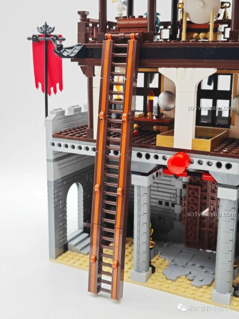 Chi tiết mô hình Tam Quốc Thành Trì Decool 20512