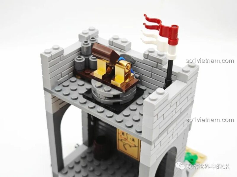 Chi tiết mô hình Tam Quốc Thành Trì Decool 20512
