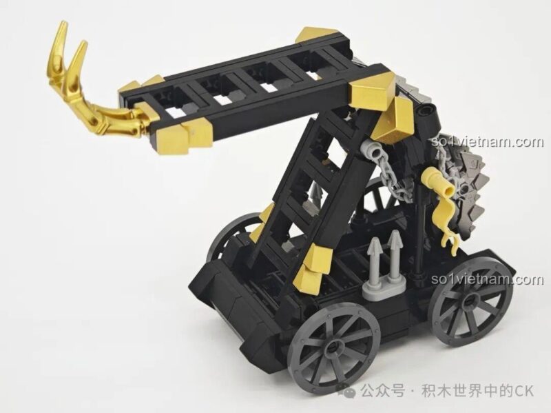 Chi tiết mô hình xe công thành Ngụy từ bộ 20611 của 迪库Decool